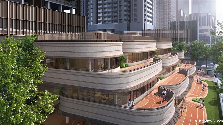 深圳金地环湾城幼儿园，立体洞穴的探索天地---Aedas